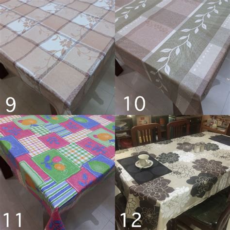 Jual Taplak Meja Makan Plastik Custom Meteran Panjang Per 50 Cm 4 6 8