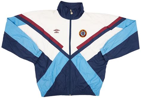 1990 92 Aston Villa Umbro Track Jacket 810 L