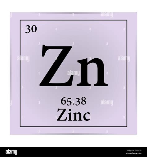 Zinc atomic structure Stock Vector Images - Alamy