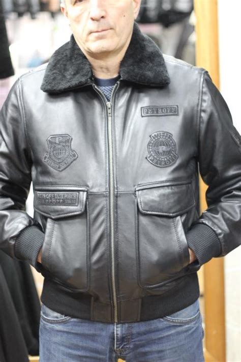 Зимняя мужская кожаная куртка PETROFF | Магазин Kupideri