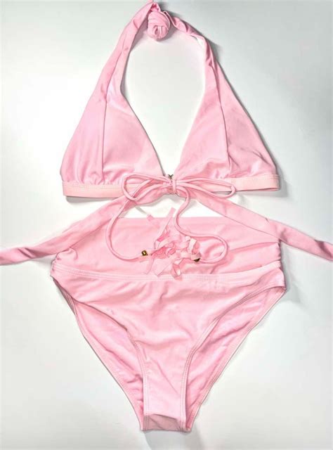 DAKOTA PASTEL PINK TWO PIECE SWIMSUIT BIKINI SET Women S Fashion Swimwear Bikinis Swimsuits