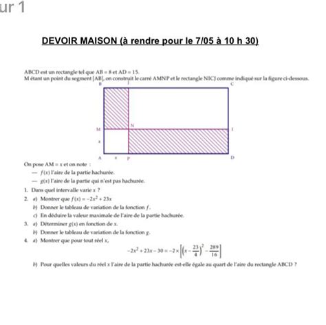 Bonjour je suis en seconde et jai ce dm de math à faire je vous en