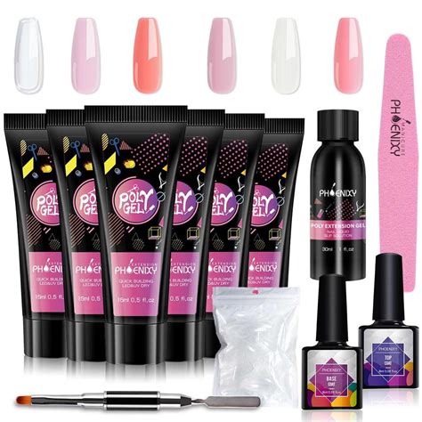 Phoenixy Poly Gel Kit Nagel Schnelle Verl Ngerung Gel Anf Nger Set