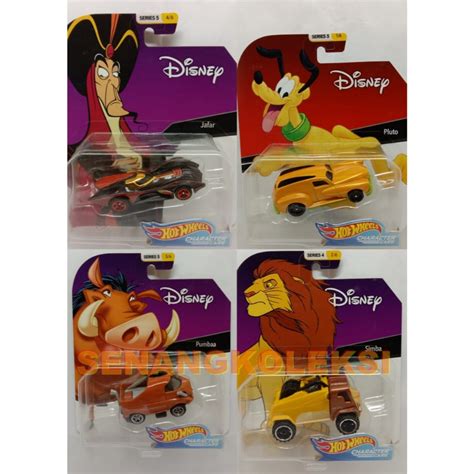 Jual Hot Wheels Disney Series Elsa Anna Pluto Wall E Jafar Olaf Pumbaa Shopee Indonesia