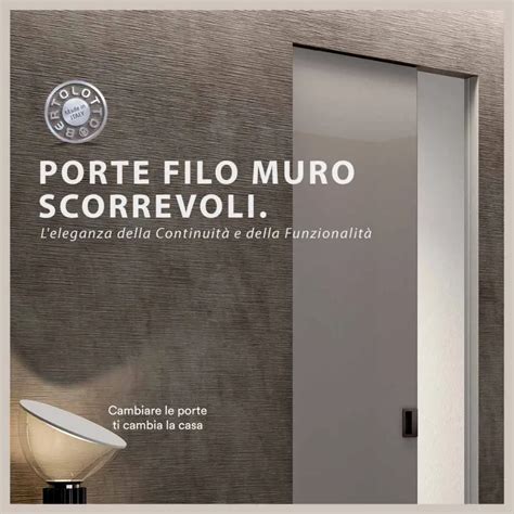 Porta Filo Muro Scorrevole Bertolotto