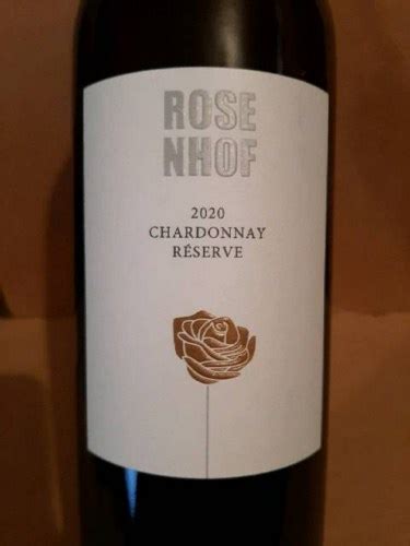 Rosenhof Réserve Chardonnay Vivino US