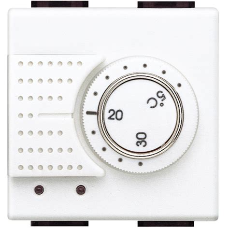 Thermostat électronique d ambiance Living Light Blanc N4441