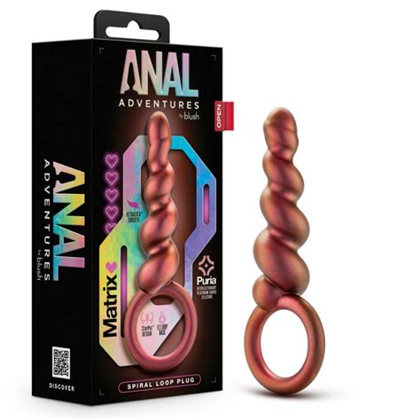 Plug Anal Matrix Spiral Loop Copper Wellcome Depot Sexshop Tienda
