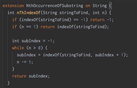 Finding The Second Or Nth Occurrence Of A String In Dart Blog