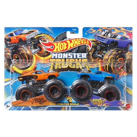 Hot Wheels Monster Trucks Demolition Doubles Scale Mix Pack Case Of