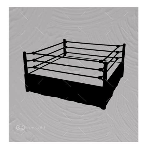 Wrestling Ring Vector Image Vinyl Decal T Shirt Digital Cutting Files