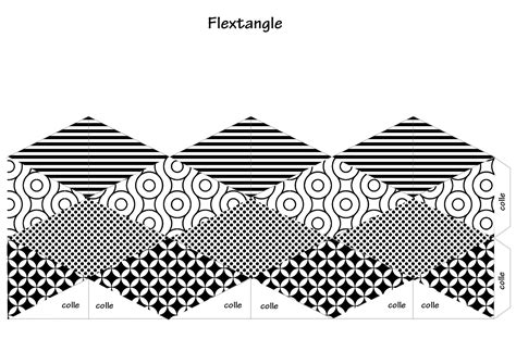 Flextangle à Imprimer Paper Magic Sculpture Ideas Craft Patterns