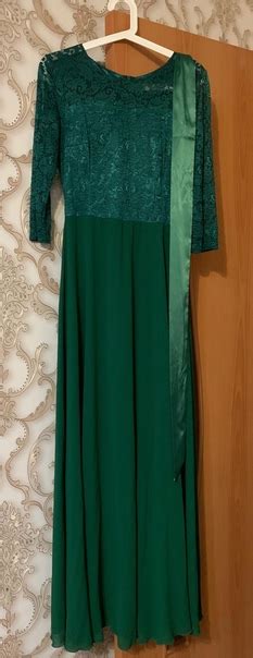 Зелёное вечернее платье, 44 размер. Надевала 1 раз. 2025 | Затон ...