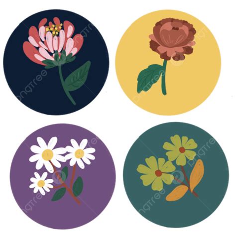 Bulleted List Clipart Flowers