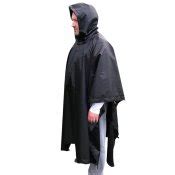 Плащ палатка, пончо, черная ткань ripstop (1 шт.) | REIBERT.info