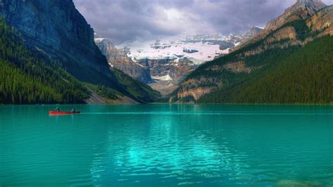 Emerald Lake Louise Canada 1280 X 720 Hdtv 720p Wallpaper