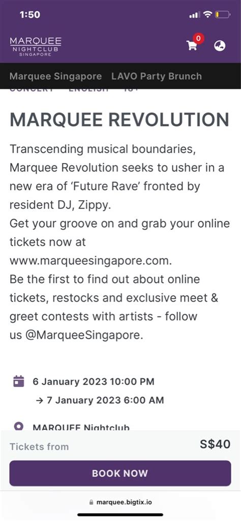 Marquee Nightclub X1 6 Jan Tickets Tickets And Vouchers Event Tickets