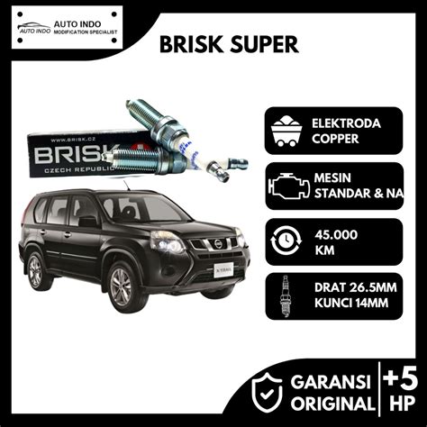 Nissan Xtrail 2000cc 2500cc Car Spark Plug Brisk Super MR14LC 100% ...