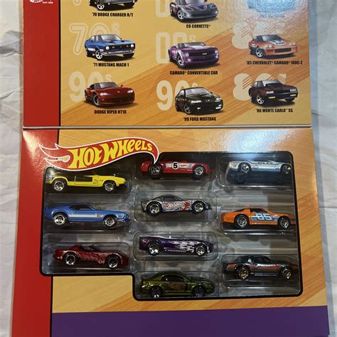 Hot Wheels Th Anniversary Throwback Pack Car Set Sealed S S S EBay