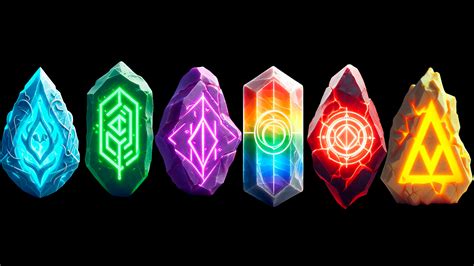 Stone Glyphs 2200 Sprites Pack 1 By Fortressside