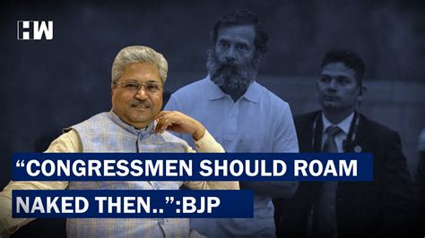 Headlines Congressmen Should Roam Naked Then BJP Leader On Rahul Gandhi Lord Ram Comparison