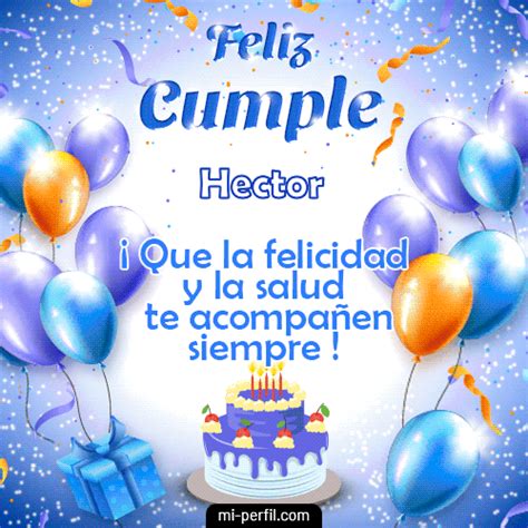 🎂feliz Cumple 3 Hector  De Cumpleaños