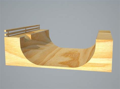 Halfpipe Skate Ramp Free D Model Ds Sldprt Free D