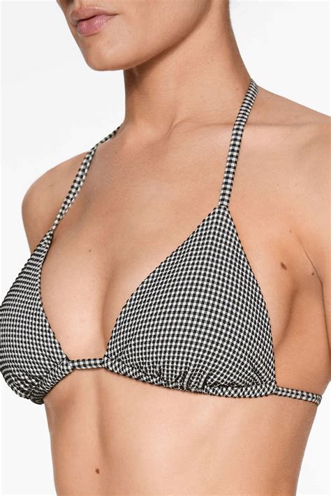 Oysho Kareli Üçgen Bikini Üstü Fiyatı Yorumları Trendyol