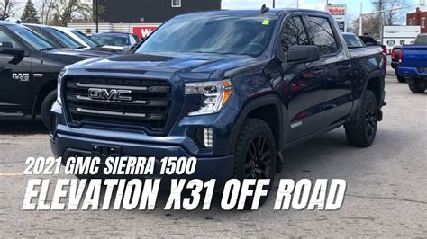 2021 Gmc Sierra 1500 Elevation X31 Off Road Walkaround Review 900