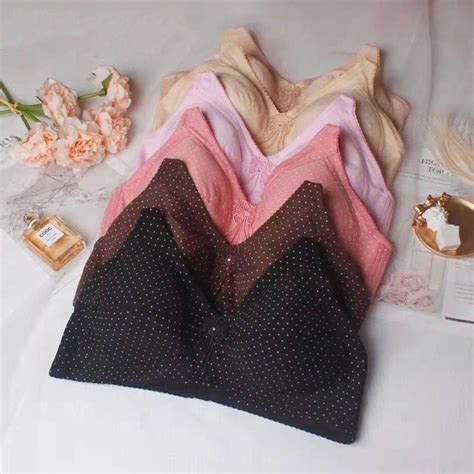 Bra Plus Size Women Bra Full Cup Bcd Wireless Thin Sponge Lingerie Bra Baju Dalam Wanita Bra