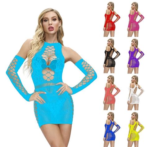 Combinaison Club Sexy Pour Femme Lingerie En Filet De P Che Disponible En Plusi Eur