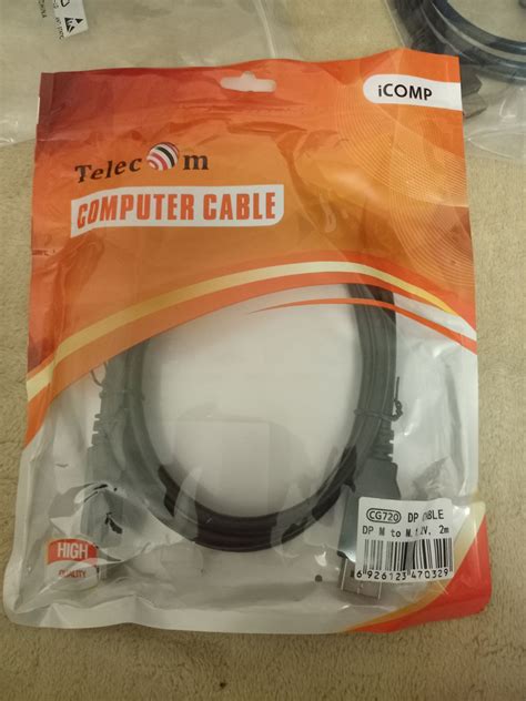 Кабель соединительный Telecom DP-DP 1.2V 4K@60Hz 2м, — купить в ...