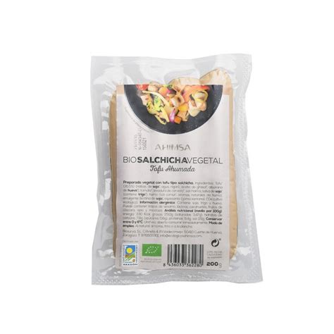 Salchicha Vegetal Ahumada Bio 230gr Ahimsa Refrigerado