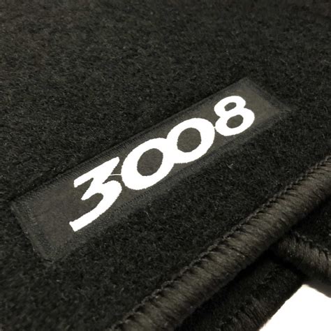 Peugeot 3008 2009 2016 Tailored Logo Car Mats