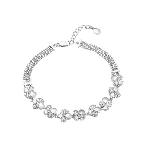 Lắc Tay Bạc đính đá Pnjsilver Xmxmw000024