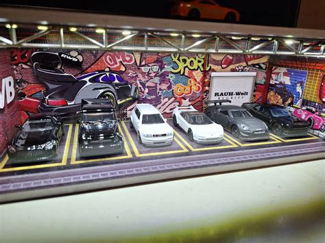 Hot Wheels Und Majorette Sammlung Mit RWB Diorama Gebraucht In