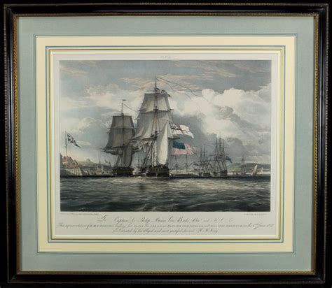 Set Of Four Engravings Hms Shannon Vs Uss Chesapeake 1813 The