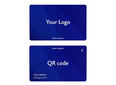 fully custom nfc card fully customised nfc business card