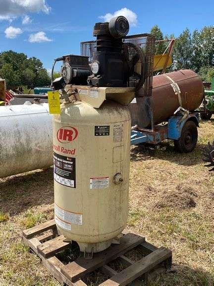 Ingersall Rand 5hp 80 Gal Air Compressor Ek Auctioneers Llc