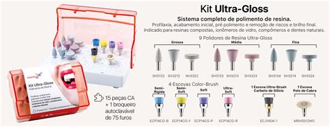 Kit De Acabamento E Polimento Ultra Gloss American Burrs