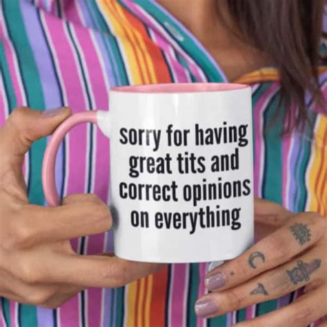 Nice Tits Coffee Mug Etsy