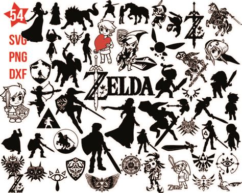 Zelda Svg Zelda Png Zelda Dxf Zelda Cricut Zelda Cut File Zelda