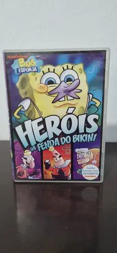 Dvd Original Bob Esponja Heróis Da Fenda Do Bikini