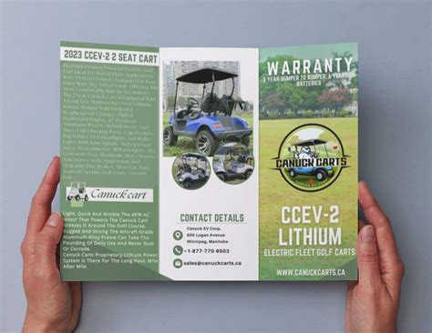 Entry 10 By Francesgutierrez For Fleet Golf Cart Brochure Freelancer