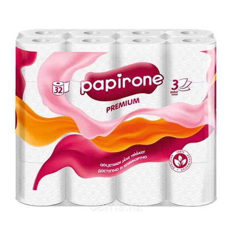 Купить Туалетная бумага "Papirone" (Premium), 32 рулона в Алматы, цена