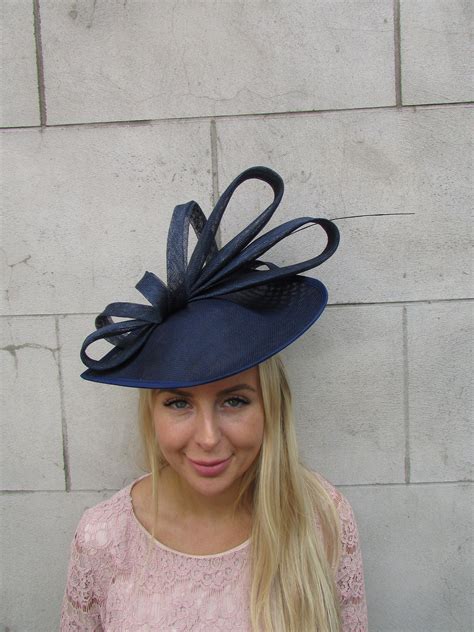 One Off Piece Large Nude Dusky Blush Pink Dusty Pink Fascinator Hat