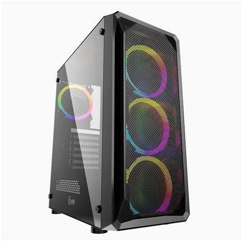 Powercase Компьютерный корпус CMIZB-R4, черный (CMDM-L1) - купить с ...