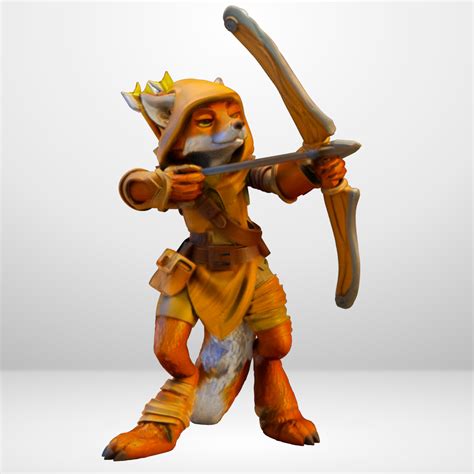 Hot Goblin 狐アーチャー ミニチュア ホットゴブリン TRPG レンジャー