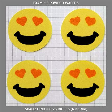 Heart Eyes Face Emoji Medium Fusing Factory