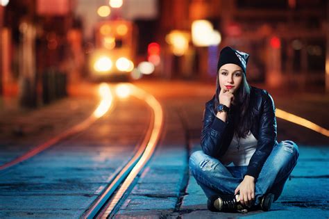 Красивые ночные фото девушек (Большая коллекция фотографий) - artshots.ru